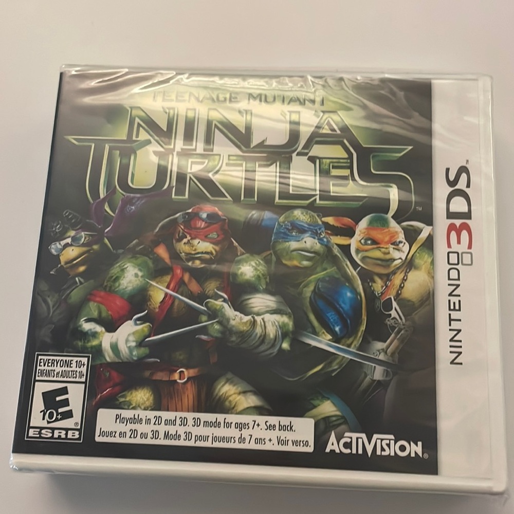 Ds3 Nintendo teenage mutant ninja turtle game